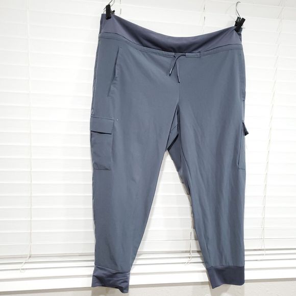 Athletic Works Jogger Pants Womens Blue XXXL Side Pockets Athleisure Wear - Picture 1 of 9